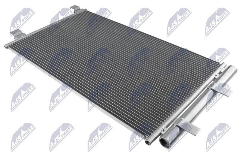 Condensator AC Nissan Qashqai II 1.5, 1.7 2013-, Espace V 2.0 2018-, Kangoo III 1.3, 1.5 2021-, Mercedes-Benz Citan (W420) 2021-; 9211000Q0C; NTY, aftermarket