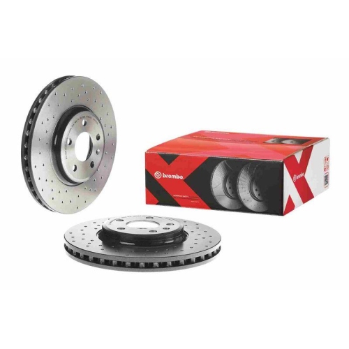 Set disc frana Audi A4 B8 (8k2) 08.07-06.17, A5 (8t3) 06.07-01.17, A5 (8f) 02.09-01.17, Q5 (8rb) 11.08-12.17, Q5 Van (8rb) 11.08-12.17, Fata, 320X30mm, ventilat, BREMBO