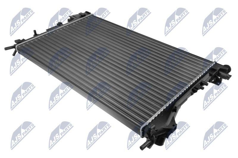 Radiator racire Fiat Croma (194) 1.8 I 16v 2005-, Opel Signum 2.0 16v DTI 2002-, Vectra C 2.0 16v DTI 2002-, Saab 9-3 (Ys3f) 1.8 I 16v Turbo 2002-; benzina / diesel, cutie viteze manuala, vehicule cu / fara aer conditionat; 1300246; NTY, aftermarket