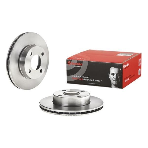 Set discuri frana Audi 80 B4 Avant (8c5), 80 B5 Avant (8d5), Cabriolet B3 (8g7), Coupe B2 (81, Coupe B3 (89, punte fata, 256x22, ventilat, BREMBO