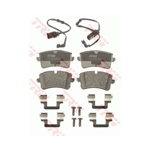 Set placute frana Trw GDB1867, parte montare : Punte spate