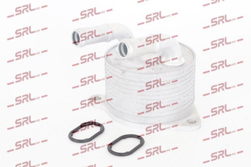 Radiator racire ulei motor, termoflot Bmw 2 Active/Gran Tourer (F45/46) 14-, X1 F48 15-, X2 F39 18-; Mini Clubman 14-, Countryman 17-, Mini 14-, motor: 1.5 D, 1.5 T, radiator transmisie; garnituri incluse, 85x85x50, SRLine, Aluminiu, 24148627861; 8627861