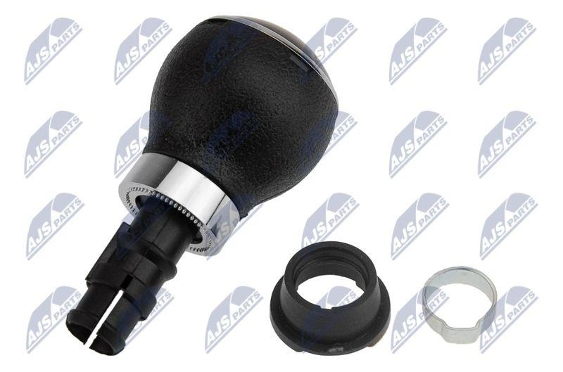 Nuca schimbator viteze VW Golf V 2003-, Golf VI 2008-, Golf Plus 2005-, Jetta 2006-; 5 viteze, neagra; NTY, aftermarket