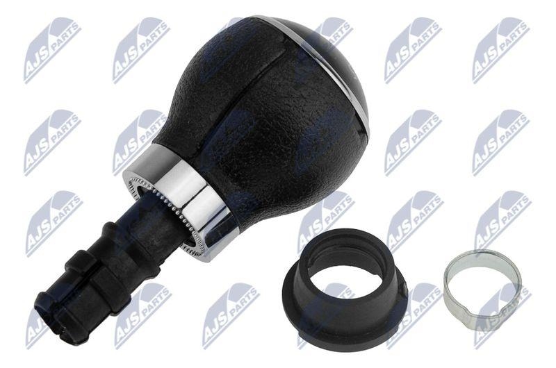 Nuca schimbator viteze VW Golf V 2003-, Golf VI 2008-, Golf Plus 2005-, Jetta 2006-; 6 viteze, neagra; NTY, aftermarket