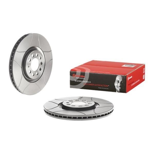 Set discuri frana Audi: A3 (8l1), TT (8n3); Seat: Ibiza 3 (6l1), Leon (1m1), Toledo 2 (1m2); Skoda: Octavia 1 (1u2); VW: Bora 1 (1j2), Golf 4 (1j1), New Beetle (9c1)., punte fata, 312x25, BREMBO