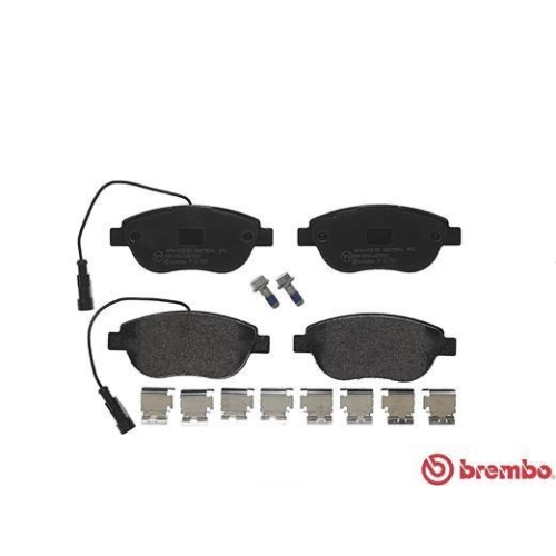 Placute frana Abarth 500 / 595 / 695 01.08-, 500c / 595c / 695c 05.08-; Fiat Doblo Bus (263) 11.09-, Doblo Cargo (263) 02.10-, Doblo Platform / Chassis (263) 02.10-, Fiorino Box (225) 01.07-, Fiorino Mpv (225) 01.07-, Grande Punto (199) 06.05-, Grande Pun