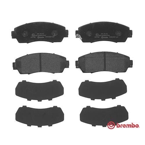 Placute frana Acura Rdx 04.06-12.12; Honda Cr-V 3 (Re) 06.06-, Cr-V 4 (Rm) 01.12-, Cr-V 5 (Rw Rt) 12.16-, Odyssey (Rl1 Ra6 Ra) 09.98-, Odyssey (Rl5) 08.10-, Odyssey Mpv (Rl3 Rl4) 09.04-12.10, Fata, BREMBO