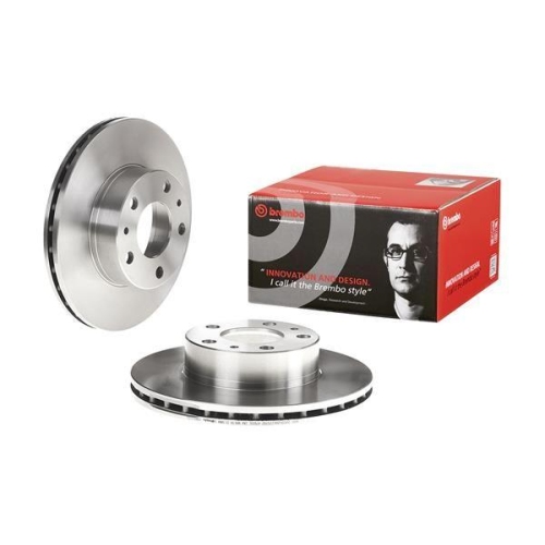 Set discuri frana Citroen: Jumper (244); Fiat: Ducato (250); Peugeot: Boxer (244)., punte fata, 280x24, ventilat, BREMBO