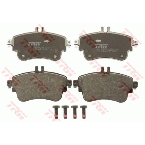 Set placute frana Trw GDB1933, parte montare : Punte fata