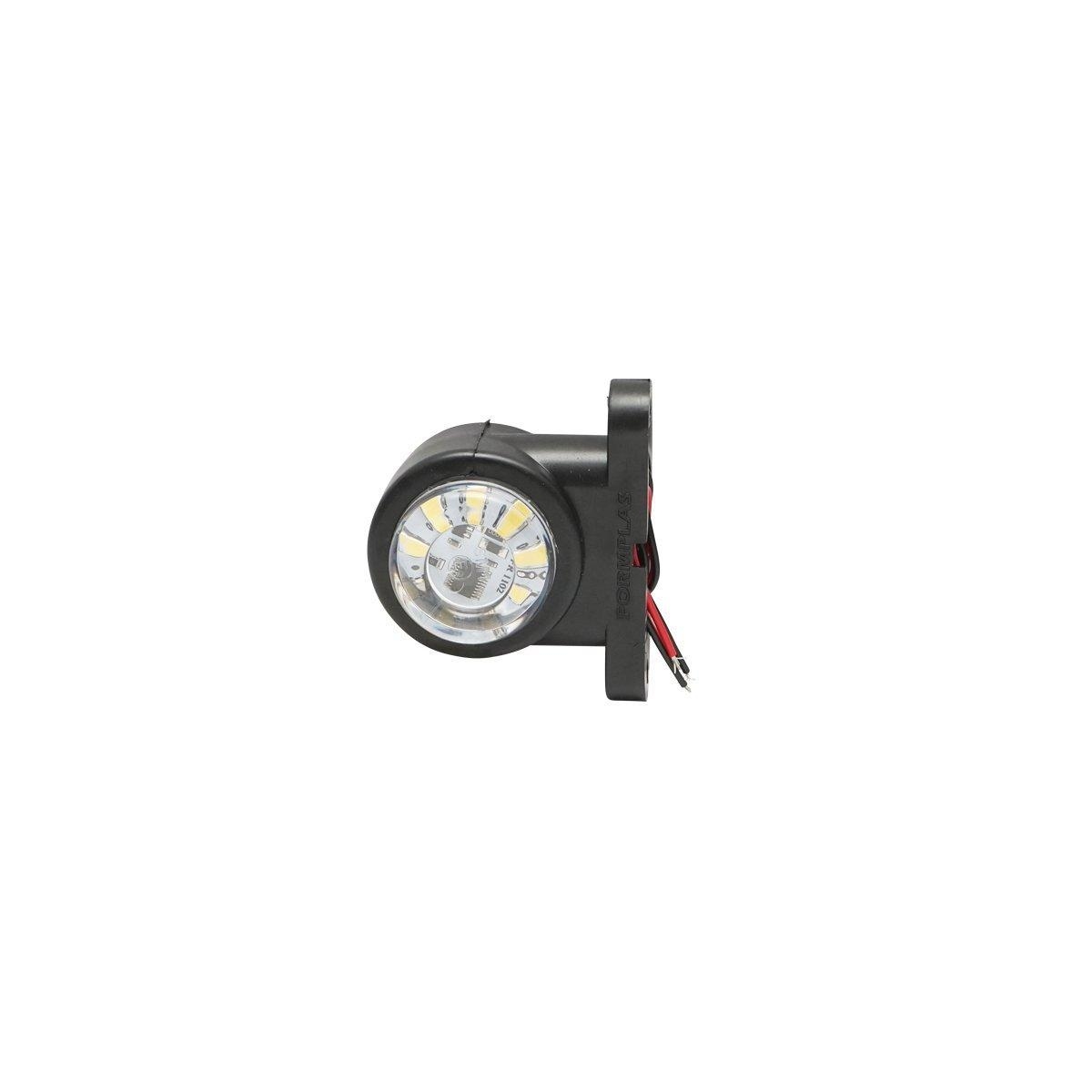 Lampa gabarit rotativ laterale LED alba-rosu 12-24V FR1102 Breckner Germany