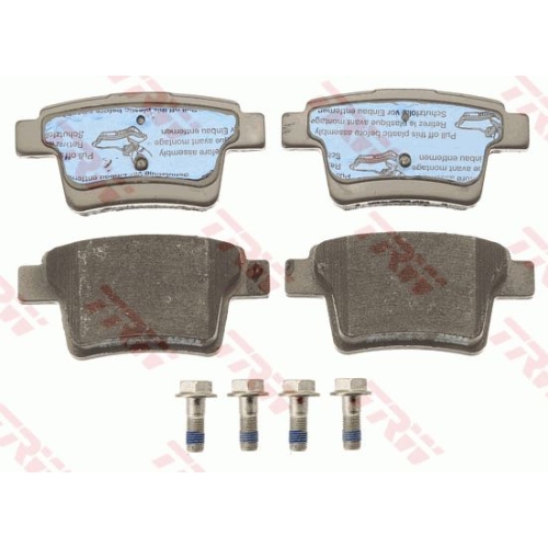 Set placute frana Trw GDB1988, parte montare : Punte spate