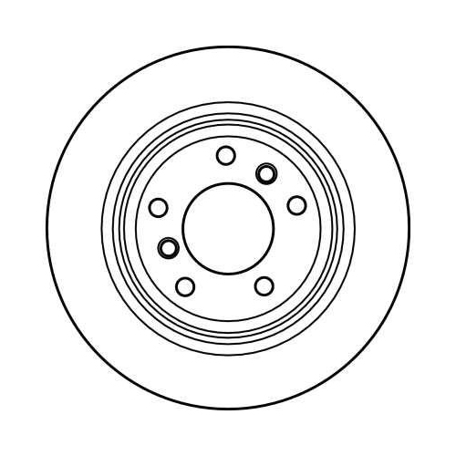 Set disc frana BMW 5 (E34) 02.87-12.95, 5 Touring (E34) 07.91-07.96, Spate, 300X19,9mm, ventilat, TRW