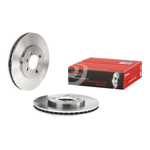 Set disc frana BMW 3 (E30) 09.82-03.92, 3 Convertible (E30) 09.82-11.93, 3 Touring (E30) 07.87-10.94, Z1 Roadster 06.88-06.91, Fata, 260X22mm, ventilat, BREMBO