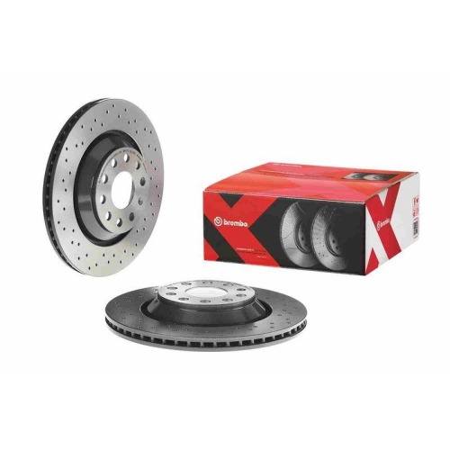 Set discuri frana Audi: A3 (8p1), A3 (8v1), Q3 (8ub); Seat Leon (5f), Tarraco (Kn2); Skoda: Kodiaq (Ns7), Octavia 4, Superb 2 3 VW: Arteon (3h7), Atlas (Ca1), Golf 5 6 7 8), Passat B6 B7 B8, Tiguan (Ad1), T-Roc (A11)., Spate, 310x22, BREMBO