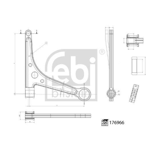 FEBI BILSTEIN Brat, suspensie roata