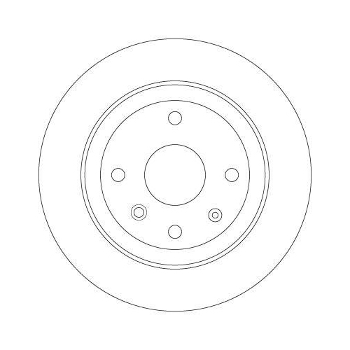 Set disc frana Chevrolet Epica (Kl1) 06.04-12.11, Spate, 276X12mm, plin, TRW