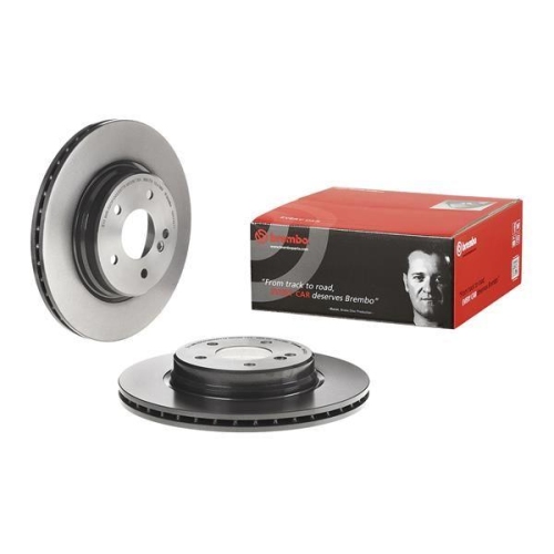 Set discuri frana Chrysler: Crossfire; Mercedes: C-Class (W202), C-Class (W203), CLK (C208), E-Class (W210), SLK (R170)., punte spate, 300x22, ventilat, BREMBO