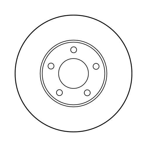 Set disc frana Chrysler Voyager / Grand Voyager 3 (Gs Ns) 01.95-03.01, Voyager I (As) 08.84-09.90, Voyager 2 (Es) 08.90-09.95, Voyager 3 Van (Gs) 01.95-12.01, Voyager 4 (Rg Rs) 09.99-12.08; Dodge Caravan 01.95-03.01, Caravan 09.90-12.95, Fata, 282X24,1mm,