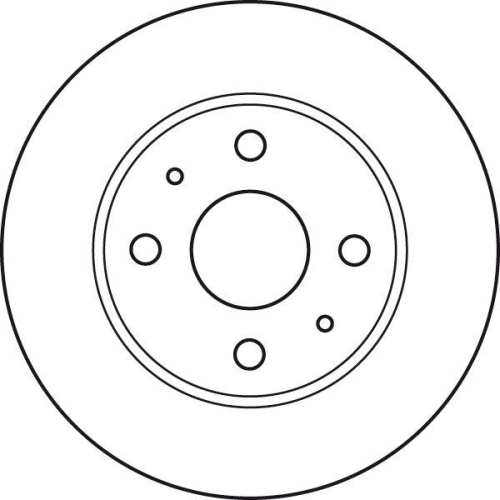 Set disc frana Daihatsu Cuore 6 (L251) (L251 L250 L260) 03.03-, Cuore 7 (L275 L285 L276) 12.06-, Move (L9) 04.97-09.02, Sirion (M1) 04.98-04.05, Sirion (M3) 01.05-, Trevis 06.06-, Yrv (M2) 02.01-; Subaru Justy 4 01.07-, Fata, 234X16mm, ventilat, TRW