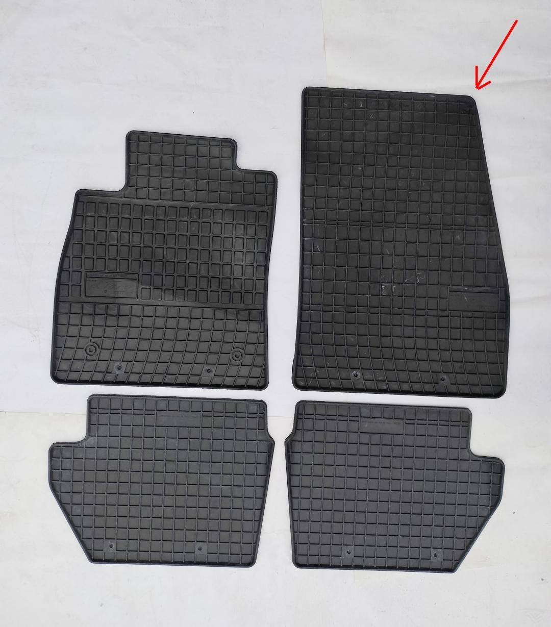 Set covorase auto din cauciuc pentru Ford Fiesta Mk 8 2017-> prezent, presuri RapidAuto, Negru -COLT RUPT