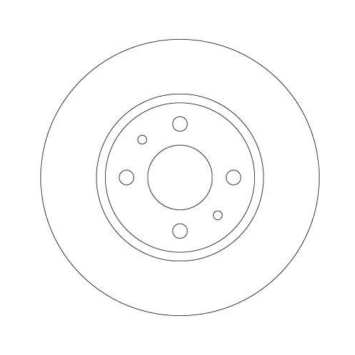 Set disc frana Fiat 500 (312) 07.07-, 500 C (312) 09.09-, Panda (312 319) 02.12-, Panda Van (312 519) 02.12-; Lancia Ypsilon (312) 05.11-, Ypsilon (843) 10.03-12.11, Fata, 257X12mm, plin, TRW