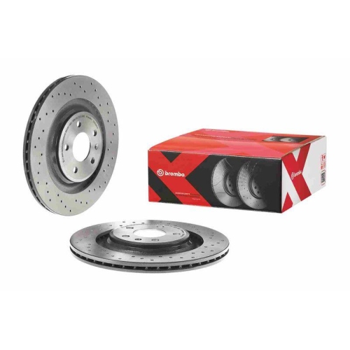 Set discuri frana Audi A4 B8 (8k2), A4 B8 Avant (8k5), A5 (8t3), A5 Convertible (8f7), A5 Sportback (8ta), Q5 (8rb), Q5 Van (8rb), punte spate, 330x22, BREMBO