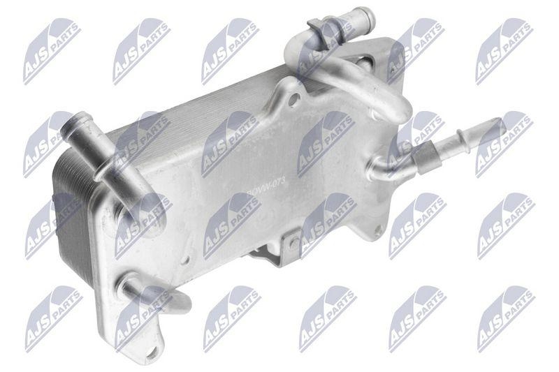 Radiator ulei cutie viteze Audi A4, Rs4 2016-, A5, Rs5 2017-, A6, Rs6 2019-, A7, Rs7 2019-, A8 2018-, E-Tron 2021-, Q5 2017-, Q7 2016-, Q8 2019-, VW Touareg 2018-, Bentley Bentayga 2021-, Lamborghini Urus 2019-; 04M0317021G; NTY, aftermarket