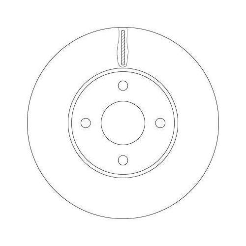 Set disc frana Ford Fiesta 5 (Jh Jd) 11.01-12.14, Fata, 278X25mm, ventilat, TRW