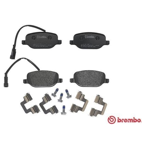 Placute frana Alfa Romeo Giulietta (940) 04.10-12.20, Giulietta Box / Liftback (940) 04.11-12.20, Spate, BREMBO