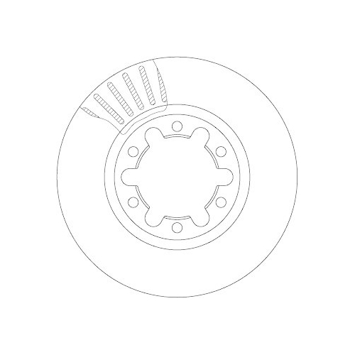 Set disc frana Ford Ranger (Er Eq R) 04.97-12.11; Mazda B-Serie (Un) 11.98-12.08, Fata, 274X24mm, ventilat, TRW