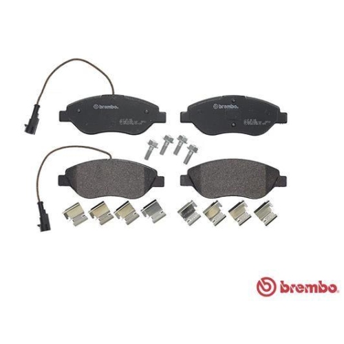 Placute frana Alfa Romeo Mito (955) 08.08-10.18; Fiat Bravo 2 (198) 11.06-12.16, Stilo (192) 10.01-11.10, Stilo Multi Estate (192) 01.03-08.08, Stilo Van (192) 10.01-08.08; Lancia Delta 3 (844) 08.08-08.14, Lybra (839) 07.99-10.05, Fata, BREMBO