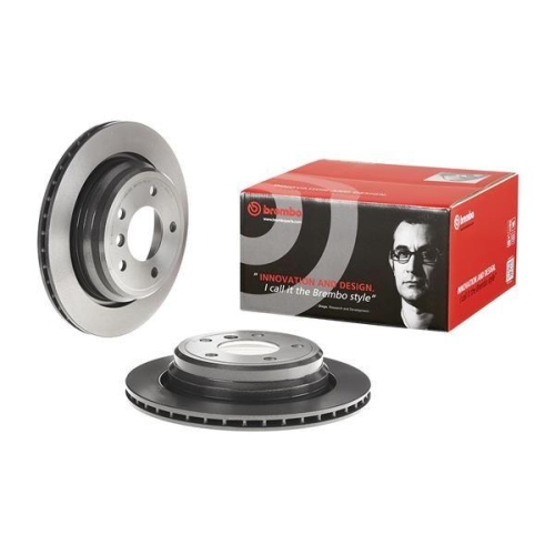 Set disc frana BMW 5 (E39) 09.95-07.03, 5 Touring (E39) 09.96-06.04, Spate, 298X20mm, ventilat, BREMBO