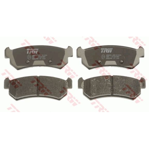 Set placute frana Trw GDB3348, parte montare : Punte spate