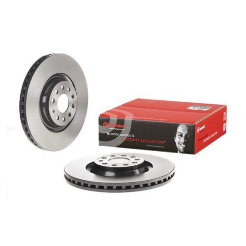 Set discuri frana Audi: A3 (8v1), Q2 (Gab), Q3 (F3b), TT (Fv3); Seat: Leon (5f1), Tarraco (Kn2); Skoda: Kodiaq (Ns7), Octavia 3 (5e3), Superb 3 (3v3); VW: Arteon (3h7), Golf 7 (5g1), Passat B7 (362), Tiguan (Ad1)., Fata, 340x30, ventilat, BREMBO