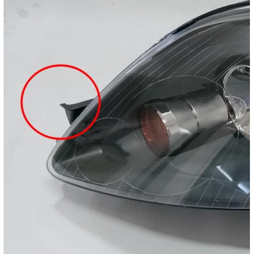 Far VW Golf 5 PLUS 01.2005-01.2009 TYC partea Stanga, tip bec H7+H7 -SUPORT PRINDERE RUPT