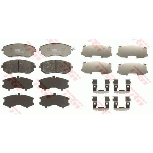 Set placute frana Trw GDB3371, parte montare : Punte fata