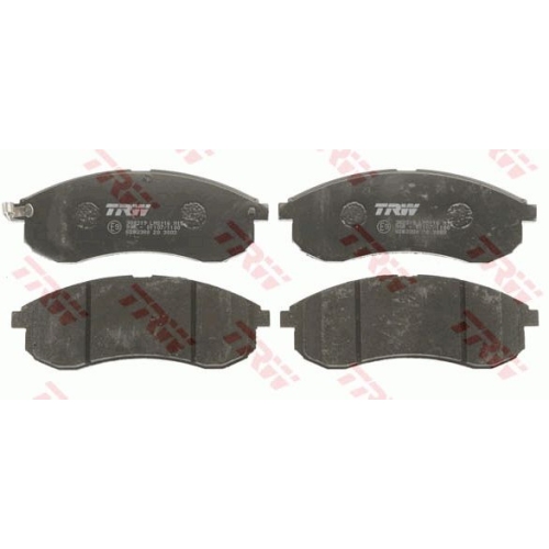 Set placute frana Trw GDB3380, parte montare : Punte fata