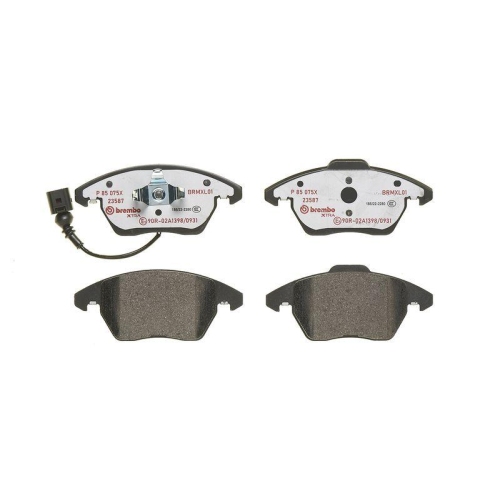Placute frana Audi A1 (8x1, A1 Sportback (8xa, A3 (8p1), A3 Cabriolet (8p7), A3 Sportback (8pa); Seat Altea (5p1), Altea Xl (5p5, Ibiza 4 (6j5, Ibiza 4 Sc (6j1, Ibiza 4 St (6j8, Leon (1p1), Toledo 3 (5p2), Toledo 4 (Kg3); Skoda Fabia 2 (542), Fabia 2 Esta