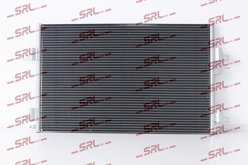 Condensator climatizare AC Renault Espace 02-15, motor: 1.9 dci, 2.0, 2.0 dci, 2.0 T, 2.2 dci, 3.0 dci, 3.5 V6, Condenser fara uscator , 705(650)x430x16, SRLine, miez si rezervor din aluminiu brazat, 8200332851