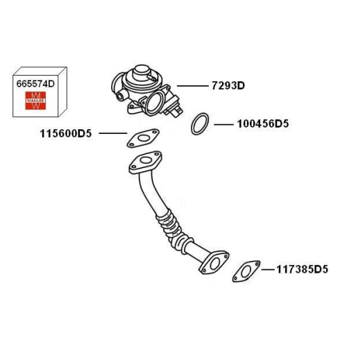 Supapa EGR Wahler 7293D