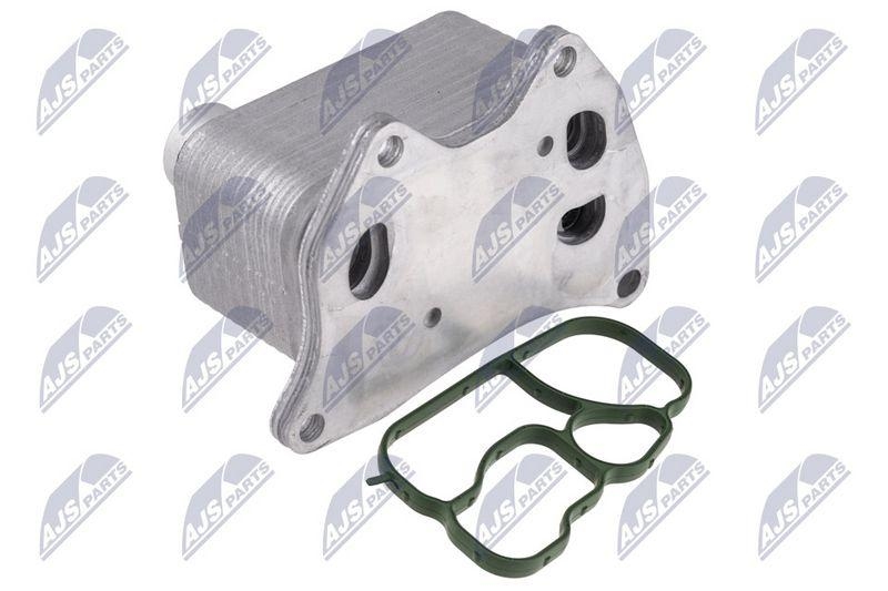 Radiator ulei VW Arteon, Golf VII, Passat B8, B9, T-Roc, Tiguan, Skoda Karoq, Kodiaq, Octavia IV, Superb III, Audi, A3, A4, A5, A6, A7, Q2, Q3, Q5, Q7, TT, Cupra Ateca, Formentor, Seat Leon, Tarraco, Porsche Macan; 06Q117021E; NTY, aftermarket