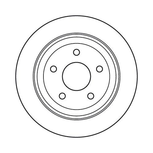 Set disc frana Jeep Wrangler 3 (Jk) 06.06-, Spate, 316X12mm, plin, TRW