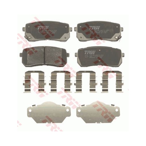 Placute frana Hyundai H-1 / Starex, 06.1997-, Ix55, 09.2006-, Kia Carnival / Grand Carnival 3 (Vq), 09.2005-, TRW