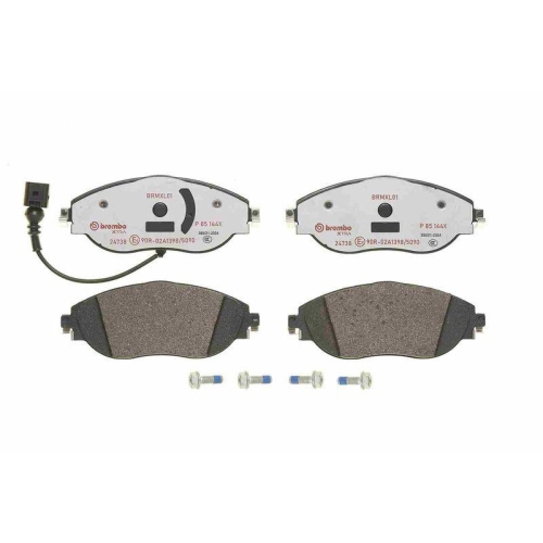Placute frana Audi A3 (8v1, A3 Cabriolet (8v7, A3 Sedan (8vs, A3 Sedan (8ys, A3 Sportback (8va, A3 Sportback (8ya, Q2 (Gab, Q3 (F3b), Q3 Sportback (F3n); Cupra Ateca (Kh7, Formentor (Km7), Leon (Kl1, Leon Sportstourer (Kl8; Seat Ateca (Kh7, Leon (5f1), Le