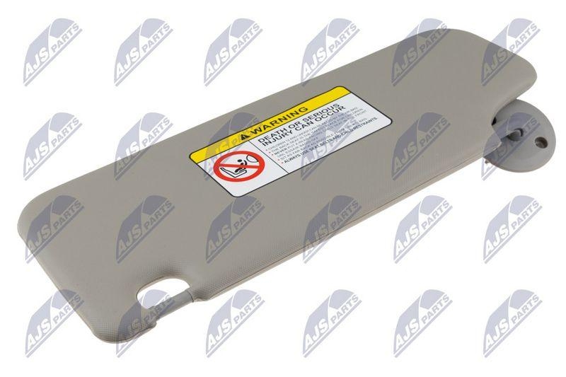 Parasolar Chevrolet Spark 2009-; partea dreapta, gri; 42478247; NTY, aftermarket