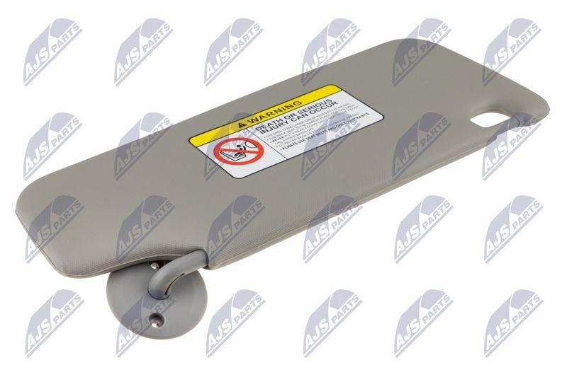 Parasolar Chevrolet Spark 2009-; partea stanga, gri; 42478247; NTY, aftermarket