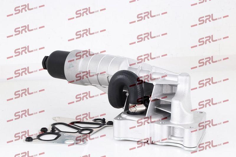 Radiator racire ulei motor, termoflot Mercedes Clasa C (W204) 07-14, Clasa C Coupe (C204) 11-, E Class (W212) 09-16, E Coupe (C207) 09-, Slk/Slc-Class (R172) 11-, motor: 1.8 T, 86x30x62, SRLine, Aluminiu, 2711801010; 2711801410