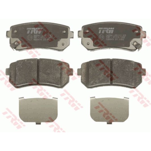 Placute frana Hyundai I20 (Pb, Pbt), 08.2008-, I30 (Fd), 10.2007-11.2011, Ix35 (Lm, El, Elh), 08.2009-, Tucson (Jm), 08.2004-, Kia Sportage (Sl), 09.2009-, TRW