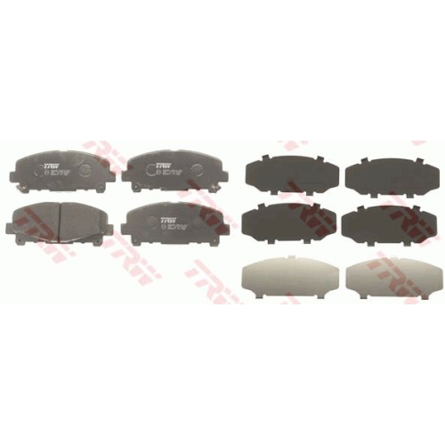 Placute frana Honda Accord Viii (Cu), 06.2008-, Motorizare 2.0i, TRW