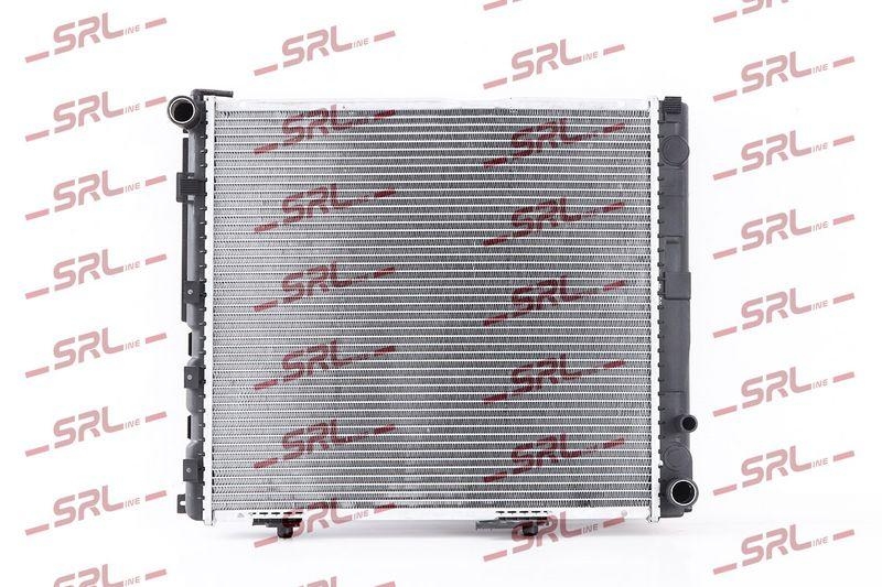 Radiator Mercedes 124/E-Class 84-/93-96, motor: 2.5 D, 3.0 d, 533x485x42, SRLine, Aluminiu/ Plastic brazat, 1245001702; 1245007503